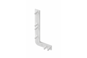 End cap for L profile, incomplete, VELLO handle-free system with LED function, white right (10 pcs / pack)