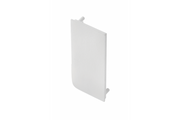 End cap for L profile - full, VELLO handleless system with LED function, white left (10 pcs / pack)