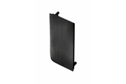 End cap for L profile - full, VELLO handleless system with LED function, black left (10 pcs / pack)