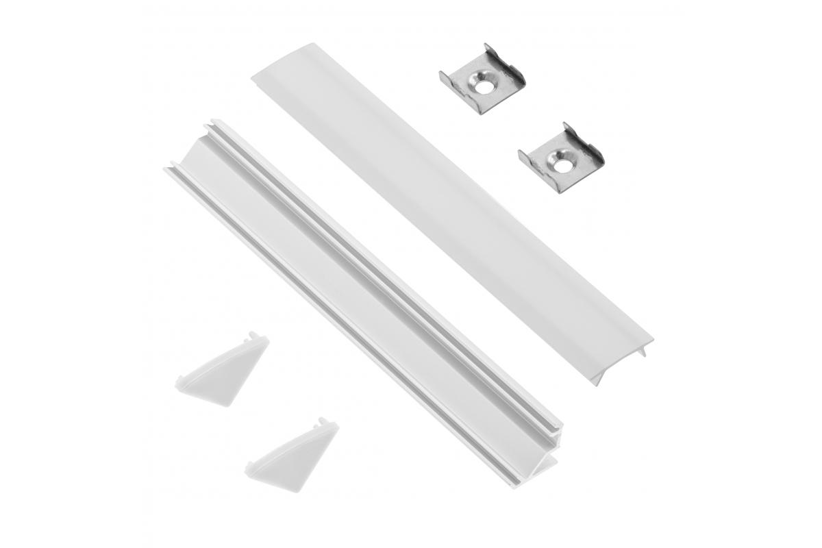GLAX angular set applied white