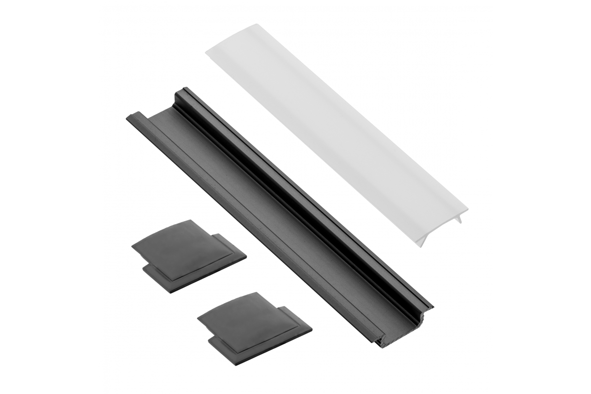 GLAX recessed set black