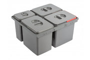Container system MULTINO NEW 600 3X15L + 1X7L anthracite
