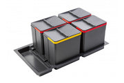AxiSpace sorting tray, for drawer width 900 mm, layout 4X15L