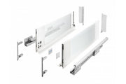 GTV AXIS PRO drawer H=167, L=550, soft-close, side with glass, white