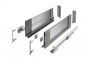 GTV AXIS PRO drawer H=167, L=550, soft-close, side with glass, anthracite