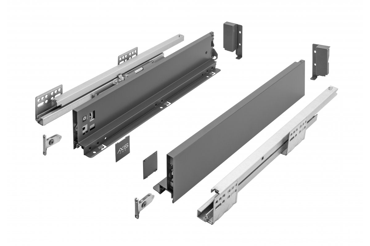Drawer system AXISPRO 550mm anthracite - low H84