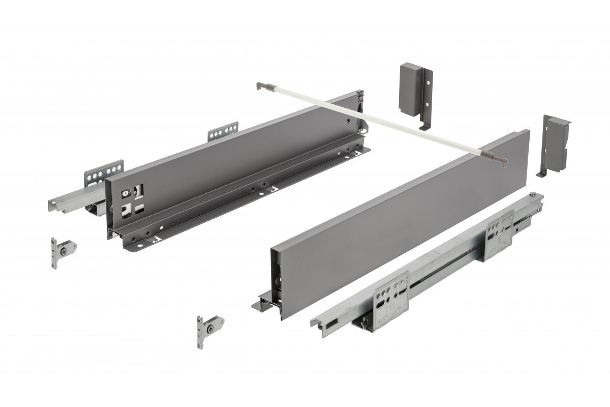 AXISPRO push drawer to open 300mm anthracite - low H84