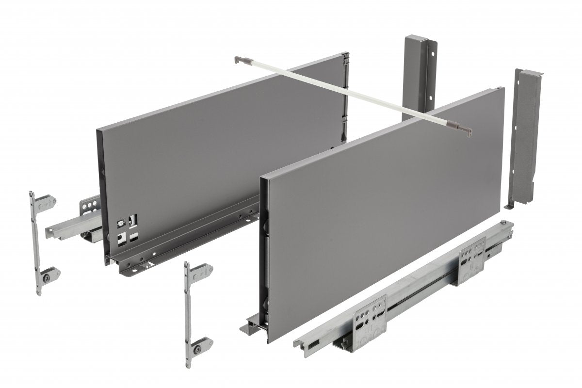 AXISPRO push drawer to open 500mm anthracite - H199 extra high