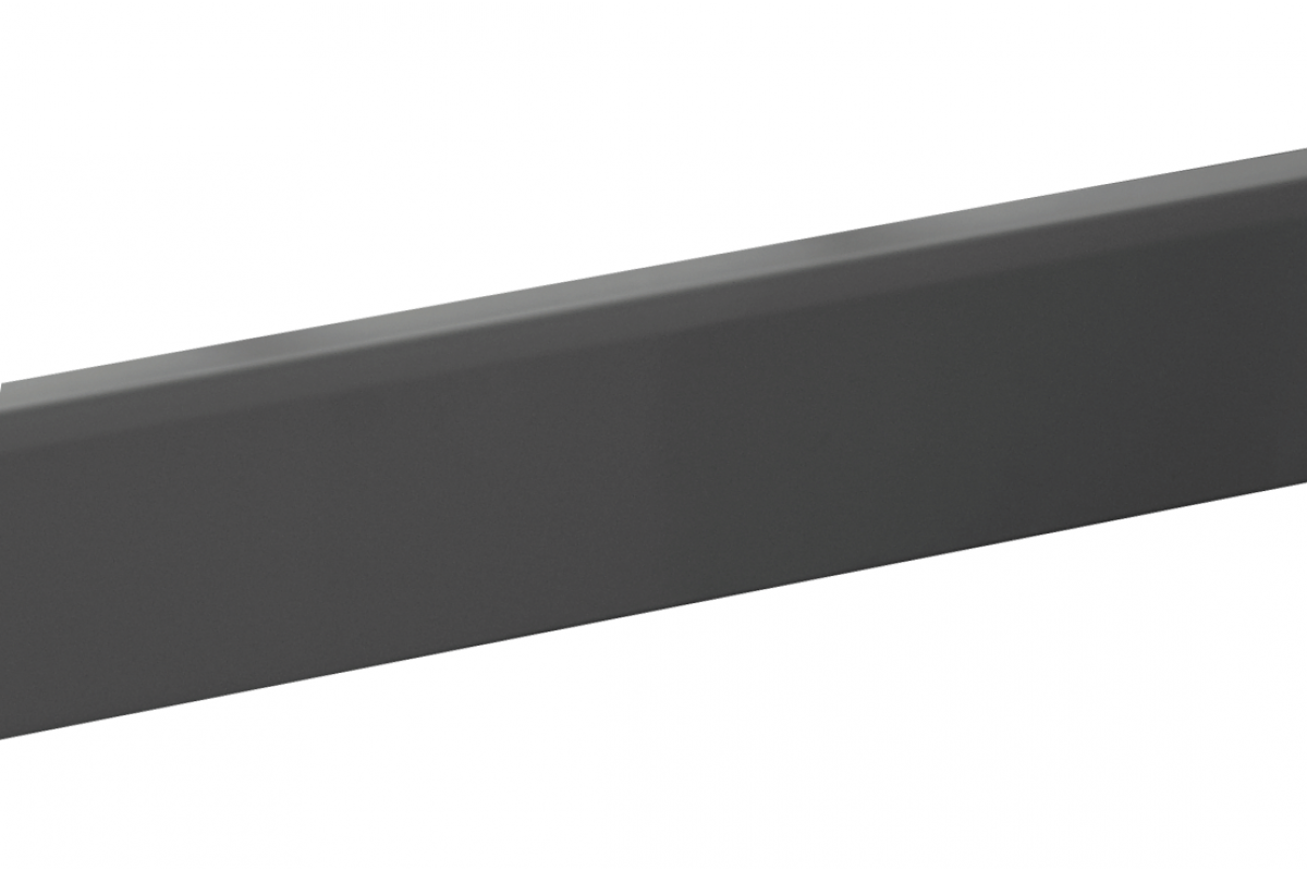 Rail mount for Modern Box square anthracite