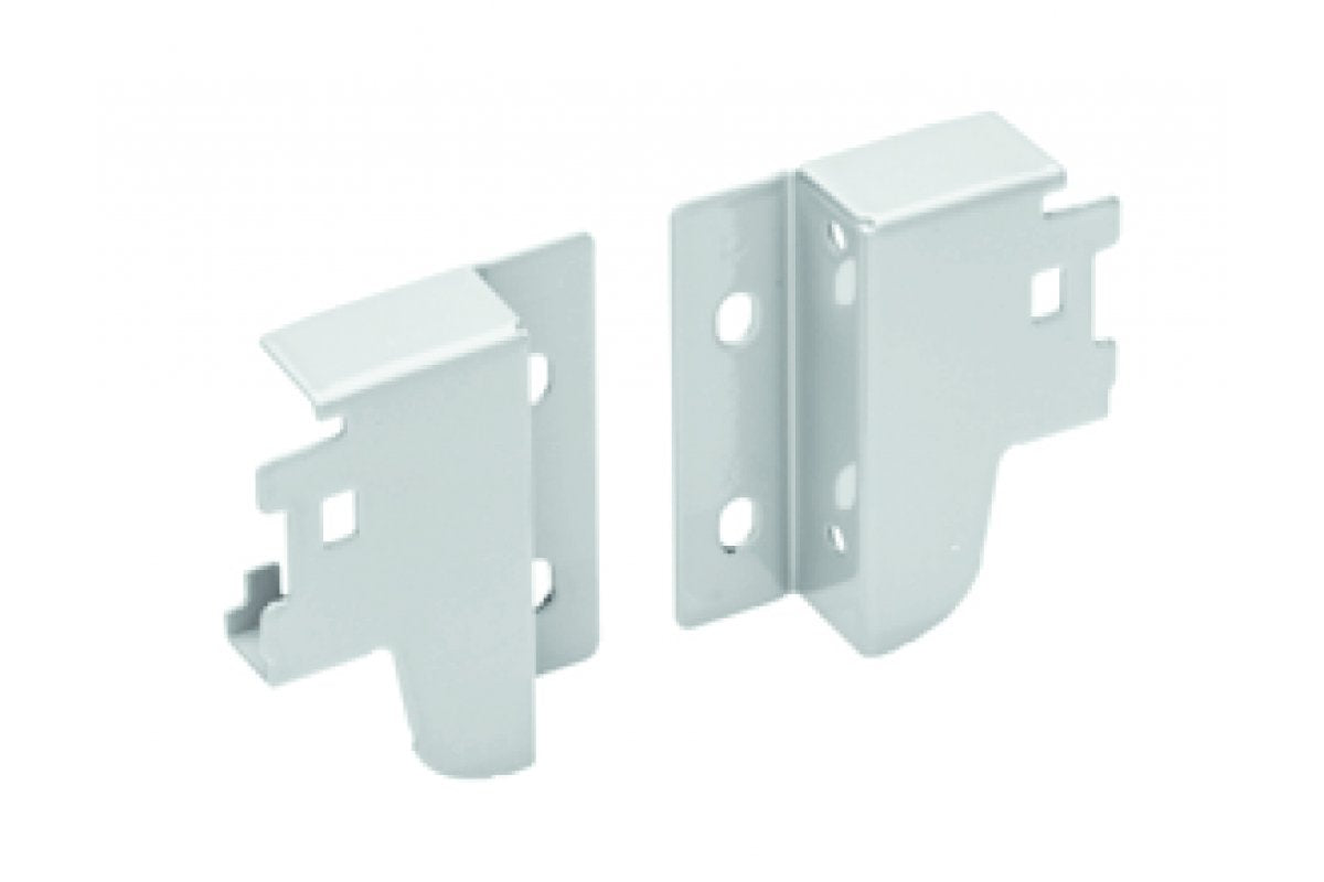 Back wall connector, low, white