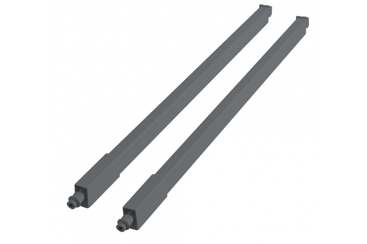 Longitudinal rail square for drawers MODERN BOX 500mm anthracite