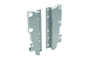 Back pannel adaptor for Moder Box with places for two side relings