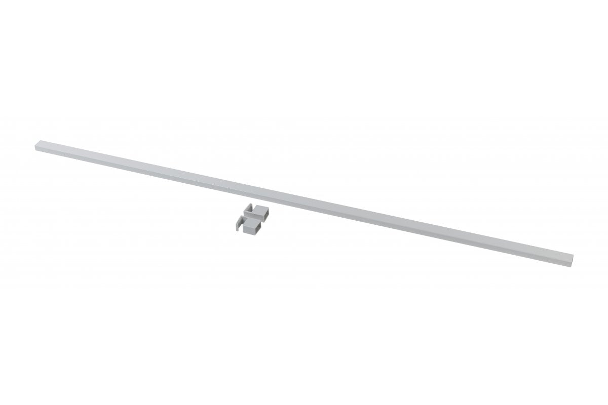 ModernBox set for organizing an internal drawer (reling + connectors), white