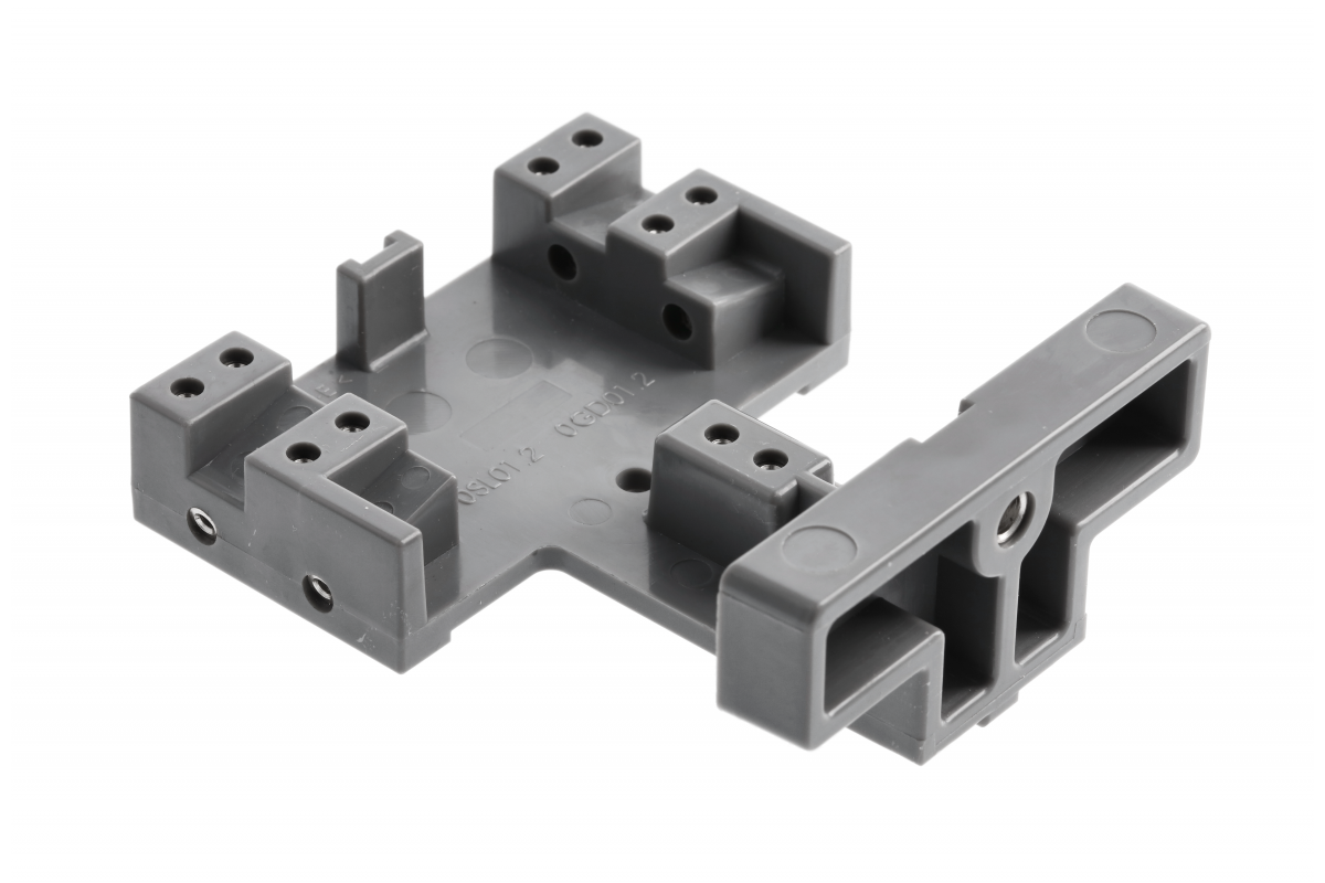 Drilling template for bottom mounting slides