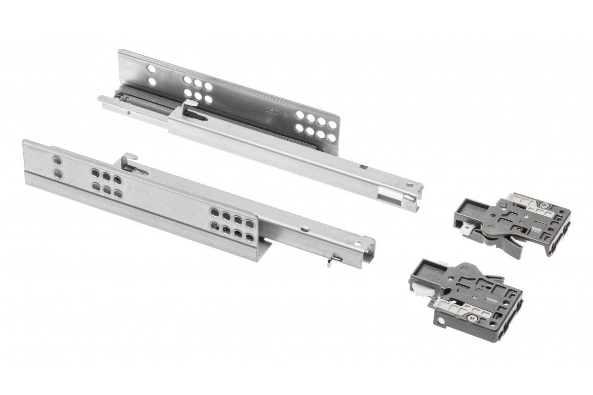 Bottom-mounted slide, SOFT-CLOSE (partial extension) l-500 MODERN SLIDE
