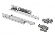 Bottom-mounted slide, SOFT-CLOSE (partial extension) l-500 MODERN SLIDE