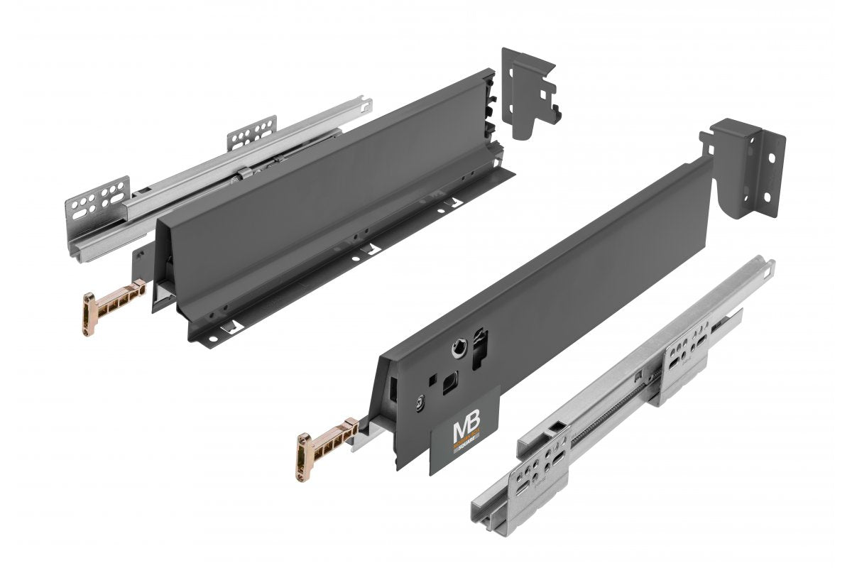 Modern Box square 500mm low anthracite