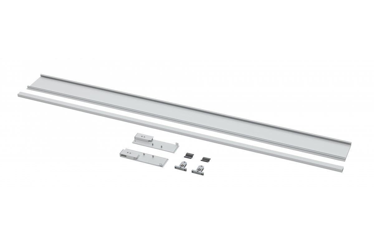 MBPRO Set for inner medium drawer (panel + railing + fittings), anthracite