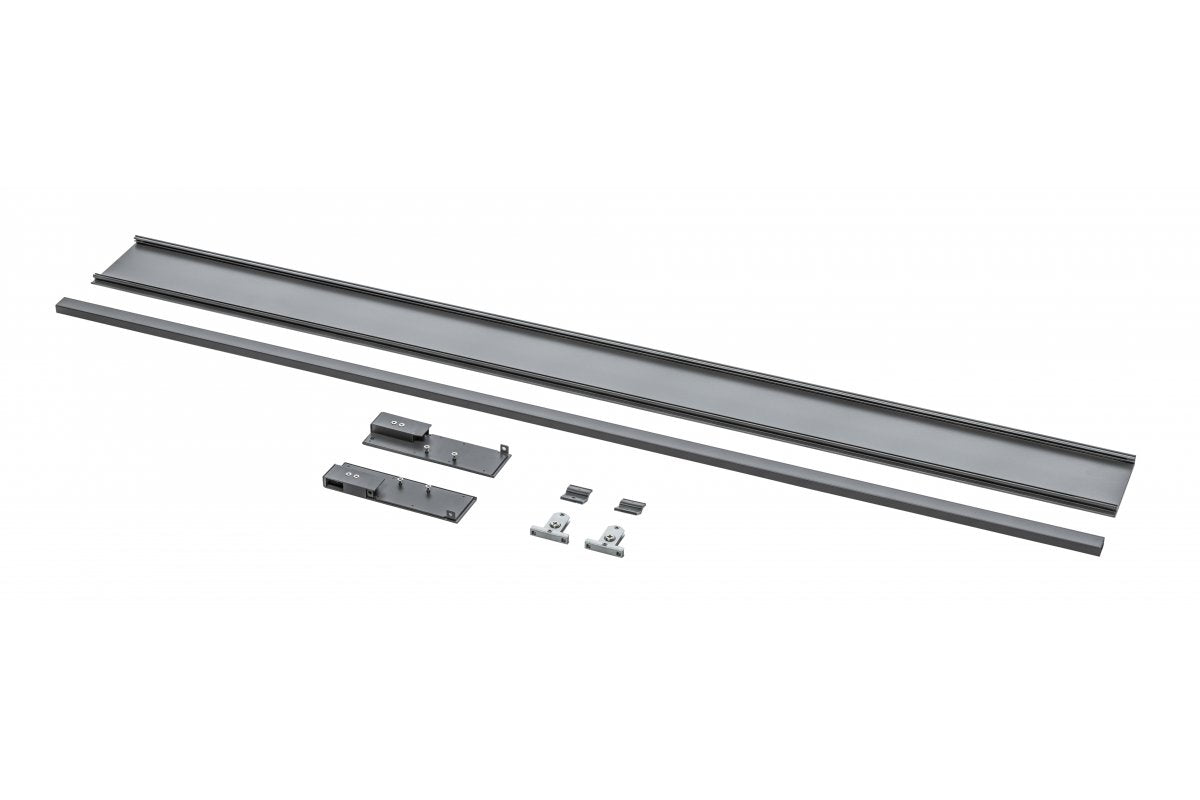 MBPRO Set for medium inner drawer (panel + railing + fittings), white