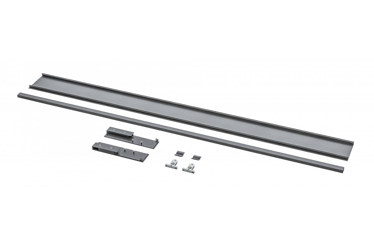 MBPRO Set for inner drawer extra high (panel + railing + fittings), white