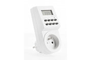 24h/7 days electronic programmable  timer, max. 3500W, AC220-240V, 50/60Hz, IP20, white french
