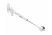 Gas stay lift 100n with soft closing white
