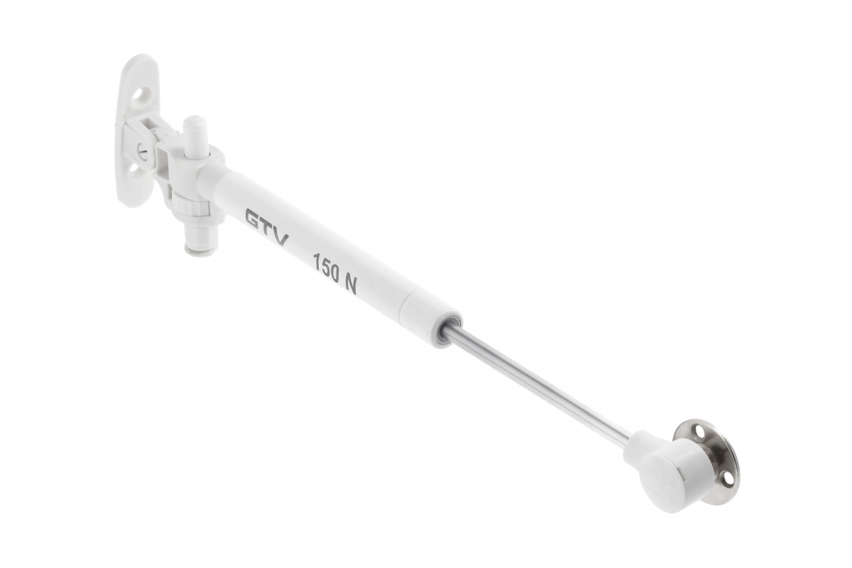 Gas stay lift 150n with soft closing white