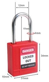 SAFETY LOCKOUT PADLOCK