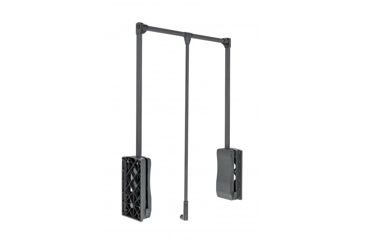 Pull-down wardrobe rail – oil 875mm - 1200mm (stalowy-100% gray)