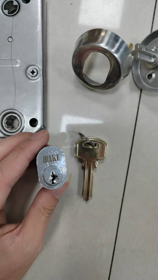 Marine Fire Door Lock AKE C1 OHS-2320 RHO (190MM) 304 S.S.