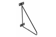 Shelf support BAR, 21x17 cm, black mat