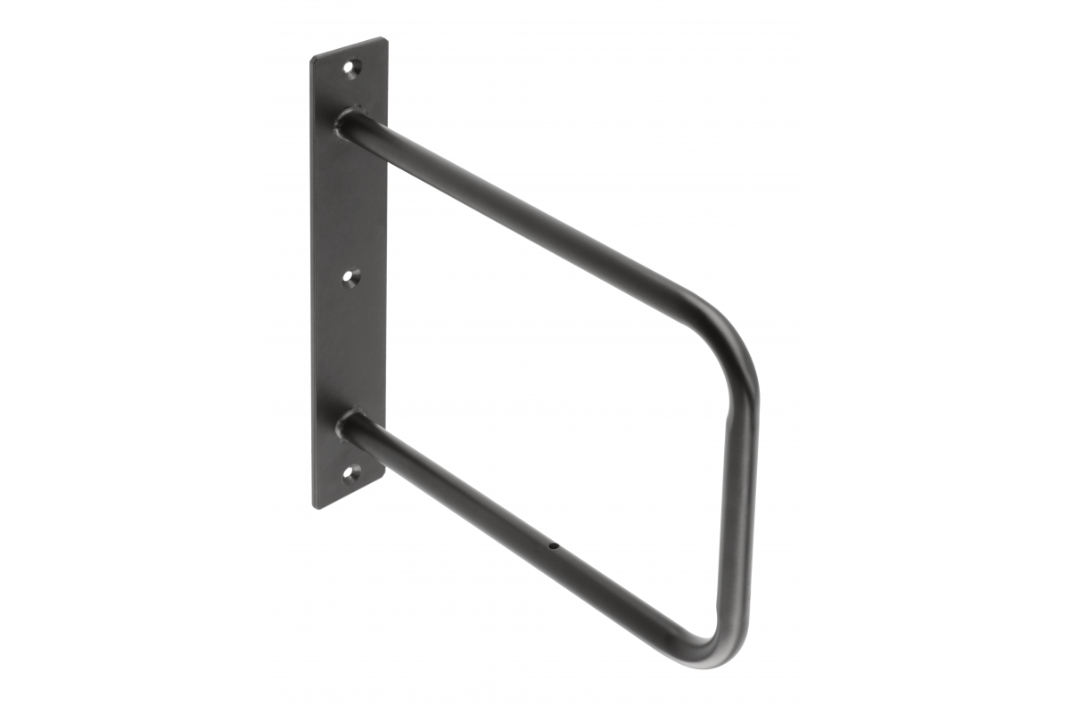 Shelf support BELT, 22x23 cm, black mat