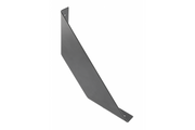 Shelf support FLAT, 20x20 cm, black mat
