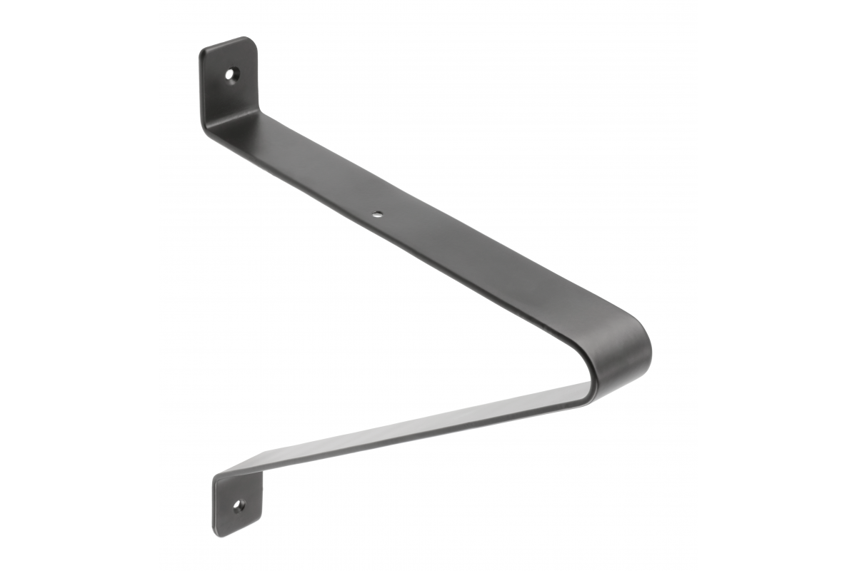 Shelf support GALA, 25x22 cm, black mat