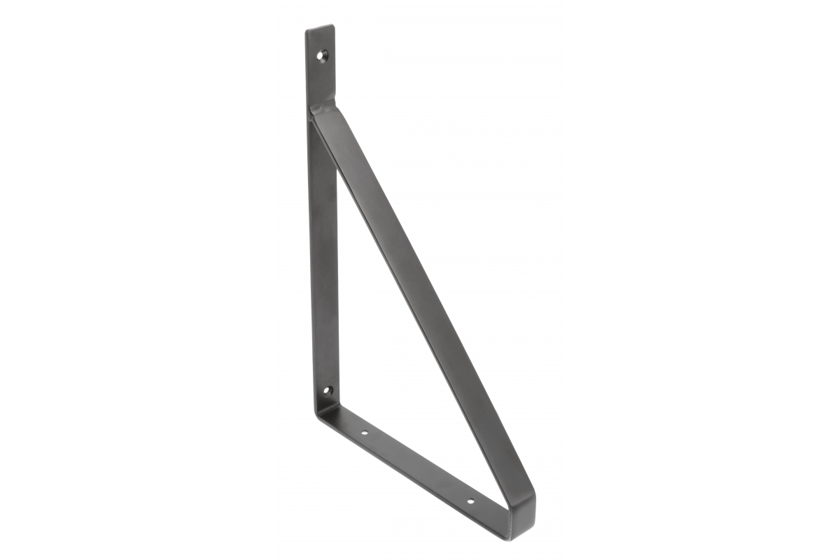 Shelf support GINO, 30x22 cm, black mat