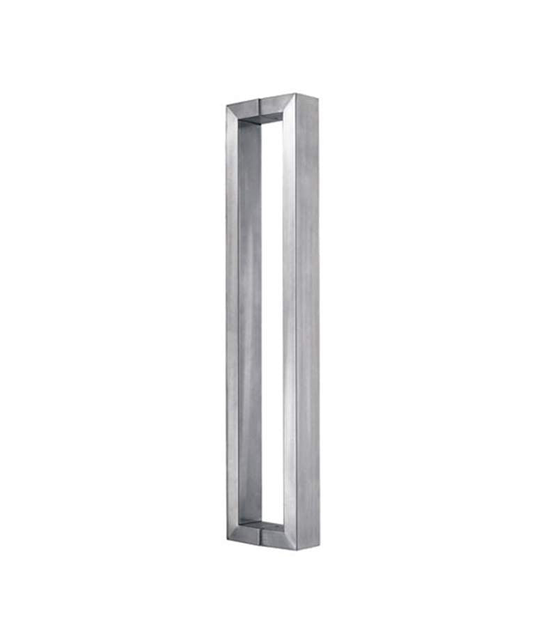 Door Pull Handle Bank to Back Bolt Through Stainless Steel 30x30x1000 SS-304