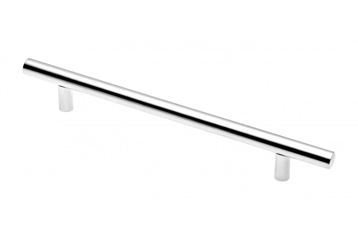 Steel reling handle l=156mm c=96mm chrome