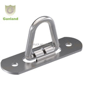 GL-15748 Galvanized Steel 36mm*72mm Rocking Staple Tarpaulin Hooks  for Secure Cargo Fastening Curtain Side Trailer Parts