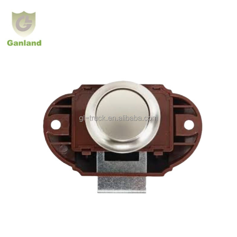 FZ-25028 Nickel Push Button Lock Latch for Caravans Motorhomes Wardrobe Drawers RV Cabinet Parts Accessories