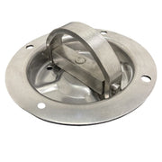 GL-14158  Round Floor Mount Rope Ring Heavy Duty Recessed 360° Swivel D Ring Tie Down