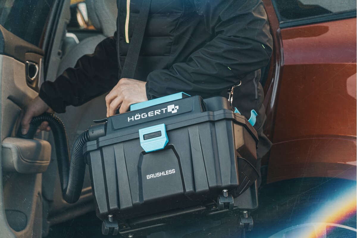 Hogert Brushless Suitcase Vacuum Cleaner 18V