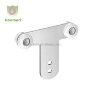 GL-15177  Dia 31mm Width 27mm Tautliner Parts  Hanger and Steel Double Wheel Rollers for Curtain Side Trailer Truck Body Parts