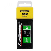 STANLEY 8MM TYPE G HEAVY DUTY STAPLES (PACK OF 1000PCS)