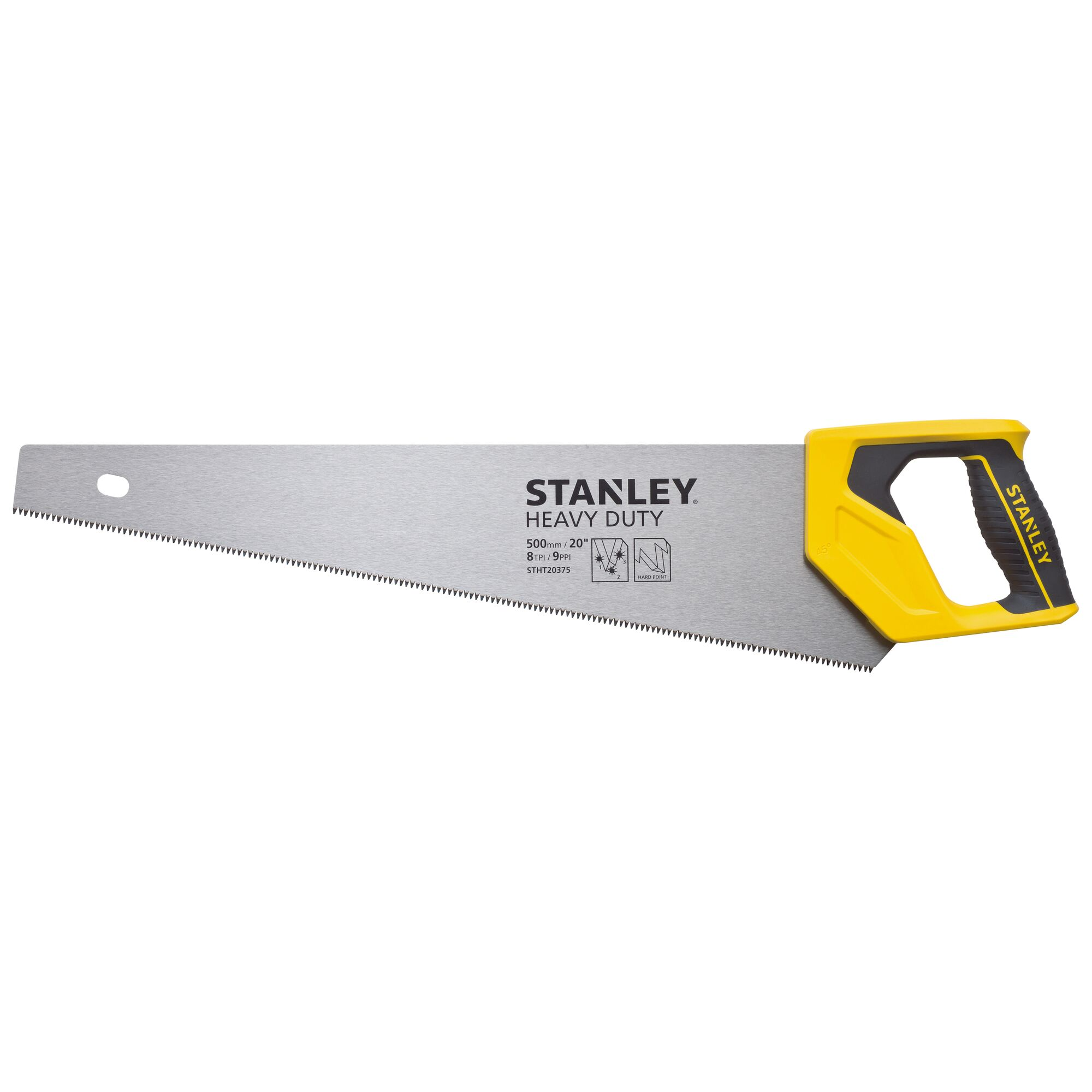STANLEY 500MM- 8 TEETH/INCH BI-MATERIAL HAND SAW