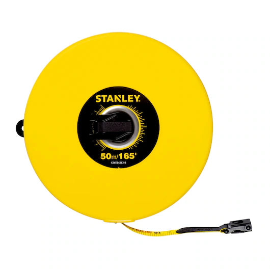 STANLEY CLOSED CASE FIBER GLASS MEASURING TAPE 50MX10MM METRIC