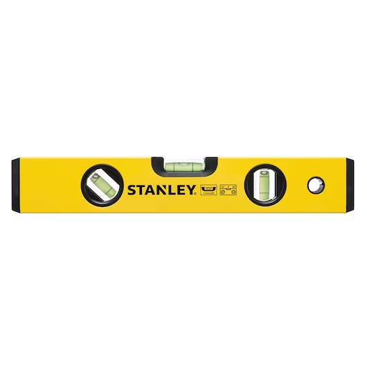 STANLEY 60 CM (24") STANDARD BOX BEAM LEVEL
