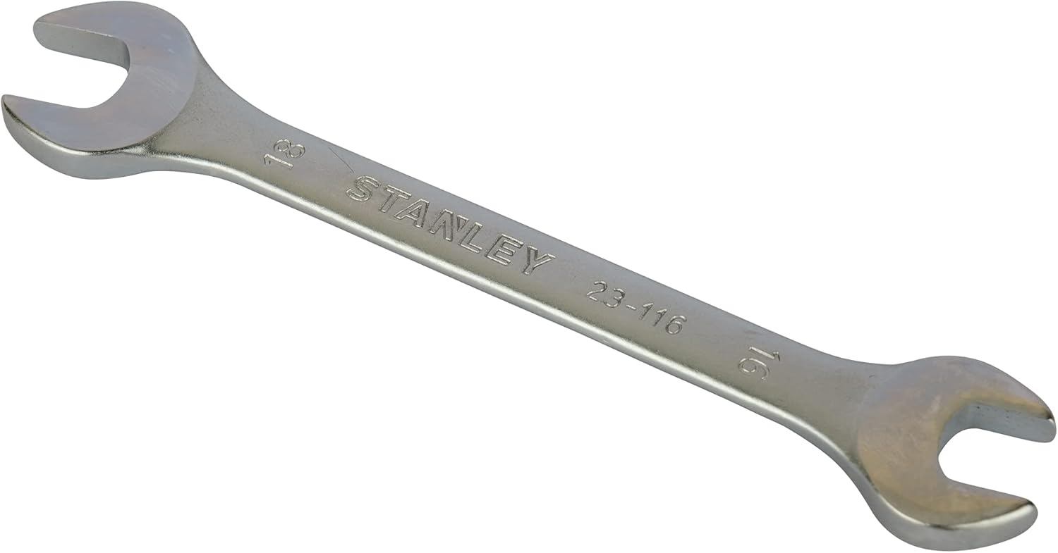 STANLEY DOUBLE OPEN-END WRENCH 16X18MM