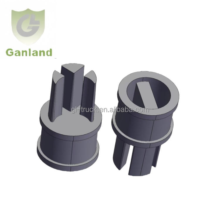 GL-15738S  Stainless Steel Side Curtain Lower Fitting Down  Adaptor for 34mm Curtain Pole and  Slotted Shaft   Tensioner