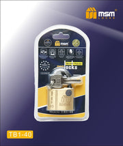 MSM Brass padlock 40mm