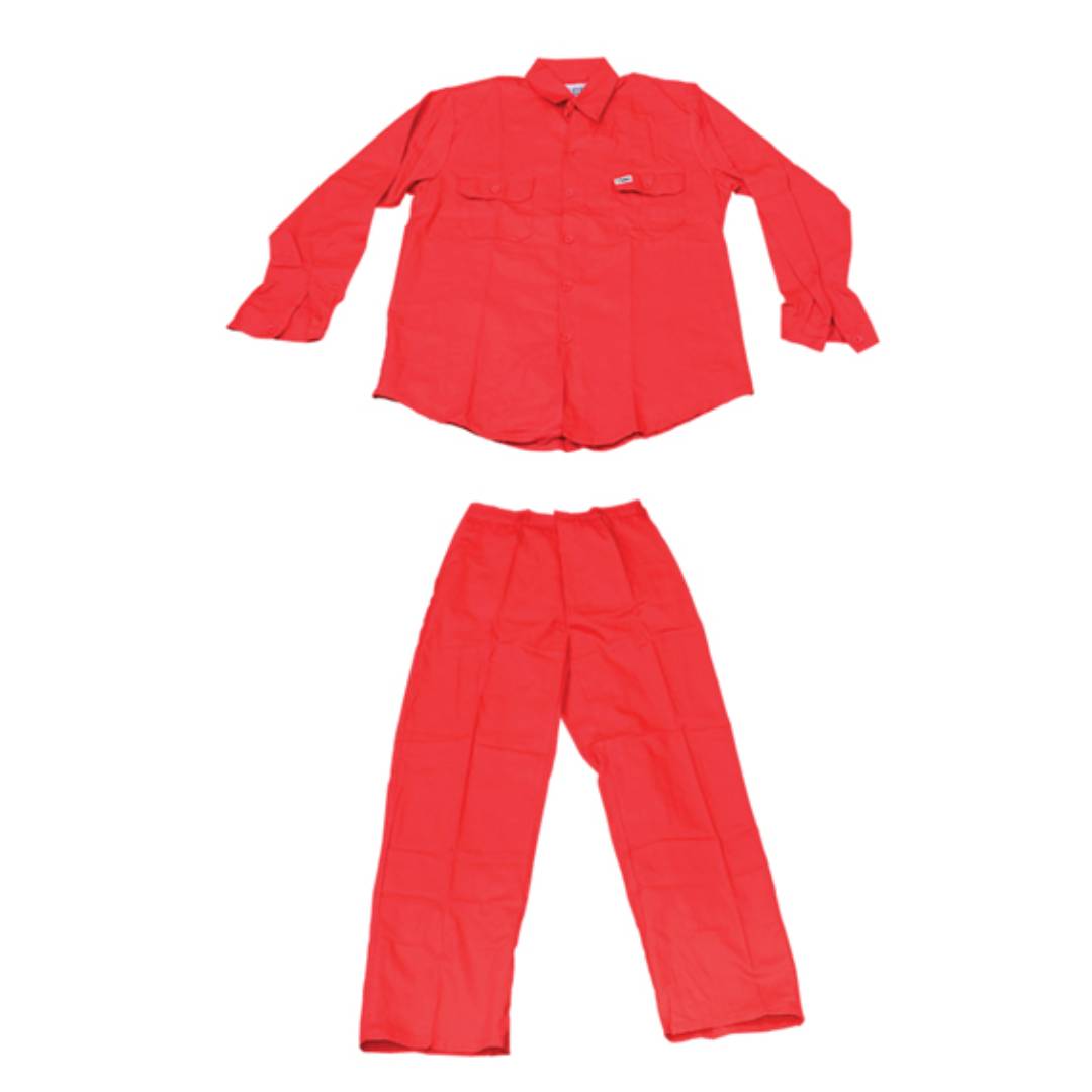 UKEN UPS100CRXXXL Pant Shirt 100% Cotton Red XXXL